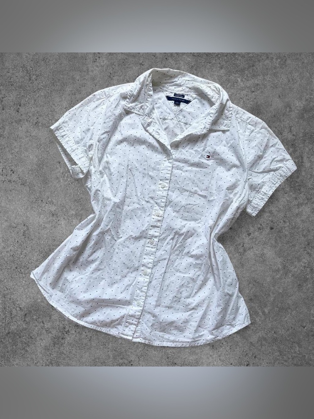 Tommy Hilfiger White Button Down Top
